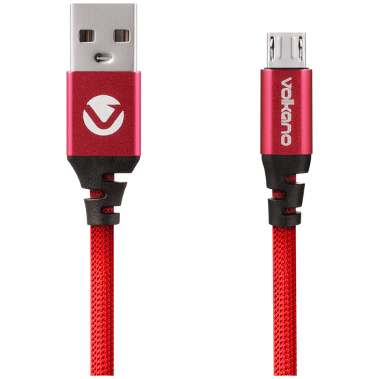 Volkano Designer Series Micro USB Cable - Red