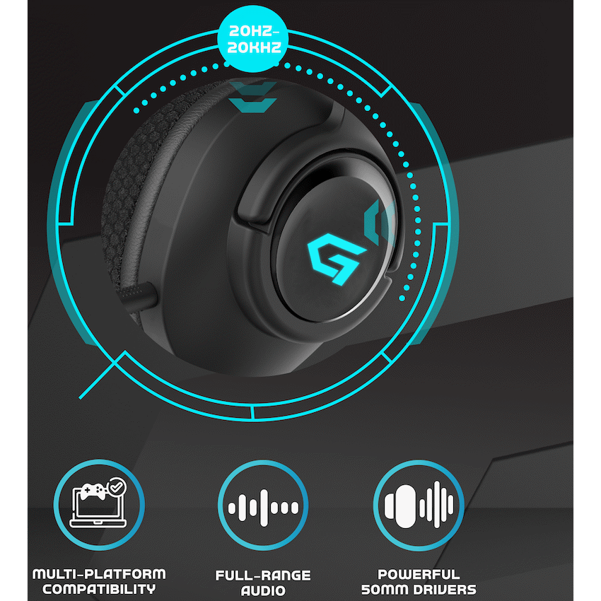 Volkano Gaming Solace Series Wired Gaming headphones