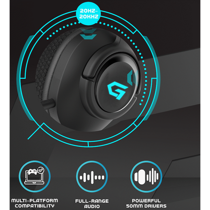 Volkano Gaming Solace Series Wired Gaming headphones