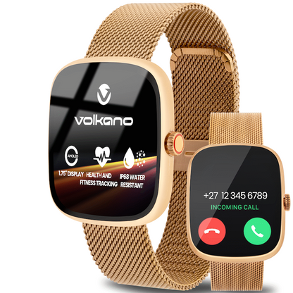 Volkano Ayla Collection Smartwatch with Milanese Strap