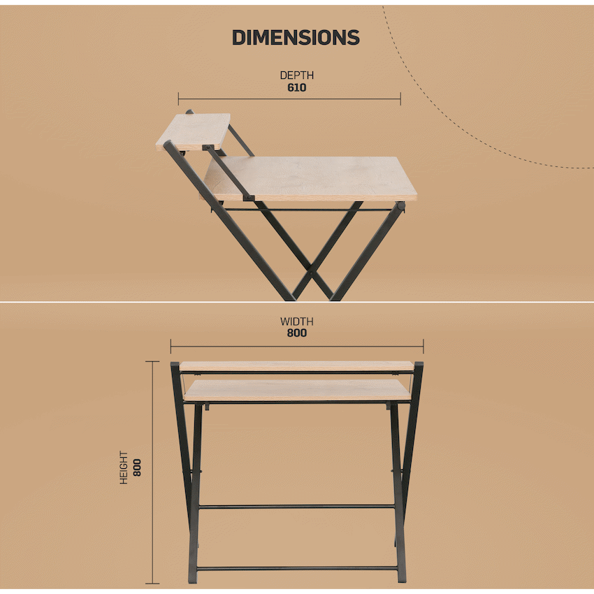 Everfurn Elf Folding Desk