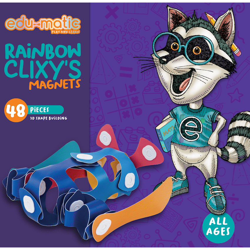 Edu-matic Rainbow Clixys 48 pc