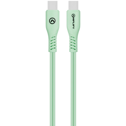 Amplify CoreCharge 1.2m USB-C to USB-C Cable - Teal