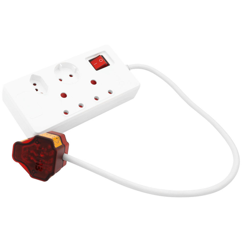 Ellies 4 way High Surge Multiplug 0.5M - WT