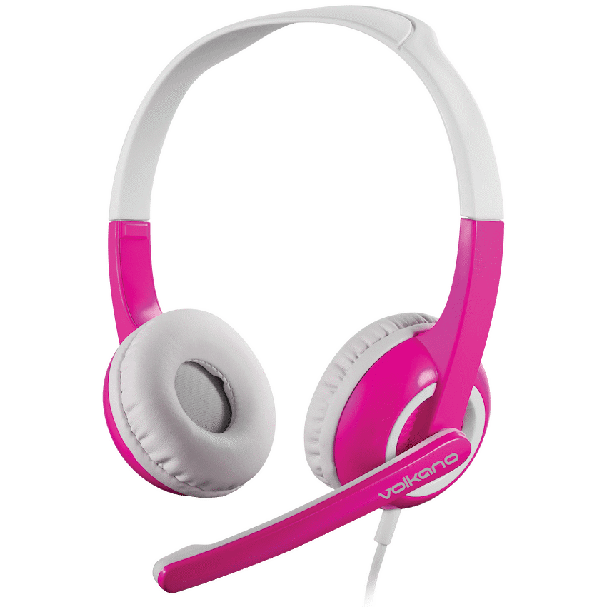 Volkano Kids Chat Junior Series Headset with Mic - Pink