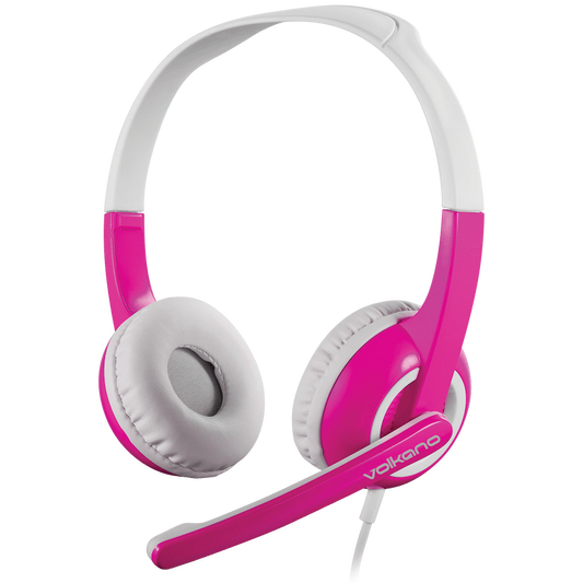 Volkano Kids Chat Junior Series Headset with Mic - Pink