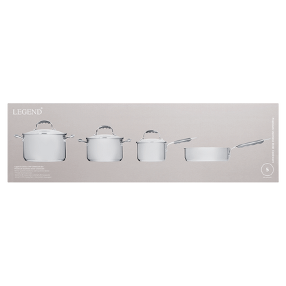 Legend Classic Chef 7pce st/st cookware ( Order in Qty of 1)