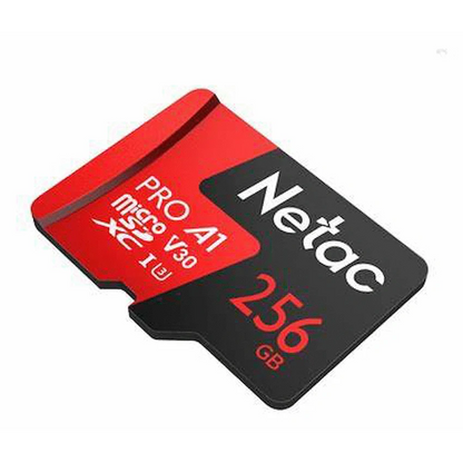 NETAC PRO 256GB MICRO SD AND ADAPTOR