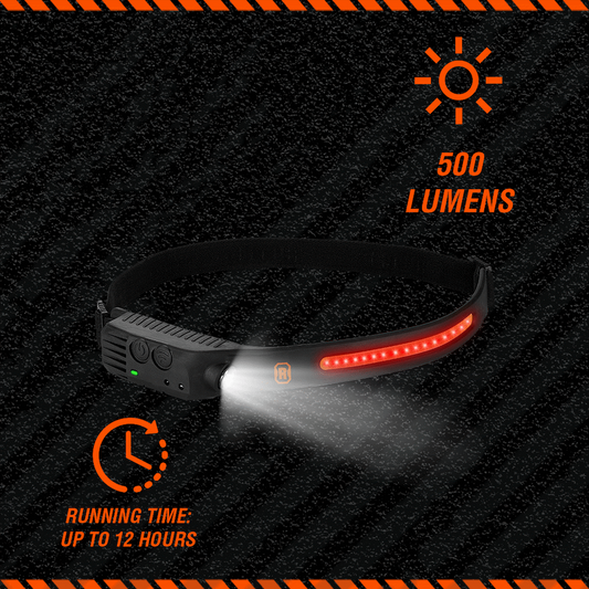 Rugged by Volkano 500lm COB Headlamp with Wave Sensor