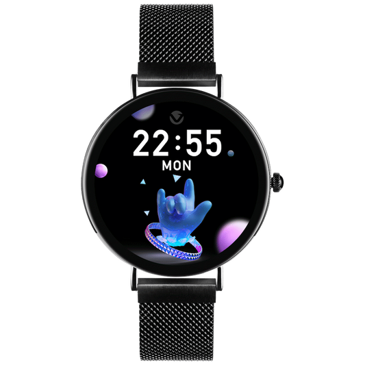 Volkano Valencia Series Ladies Smart Watch - Black