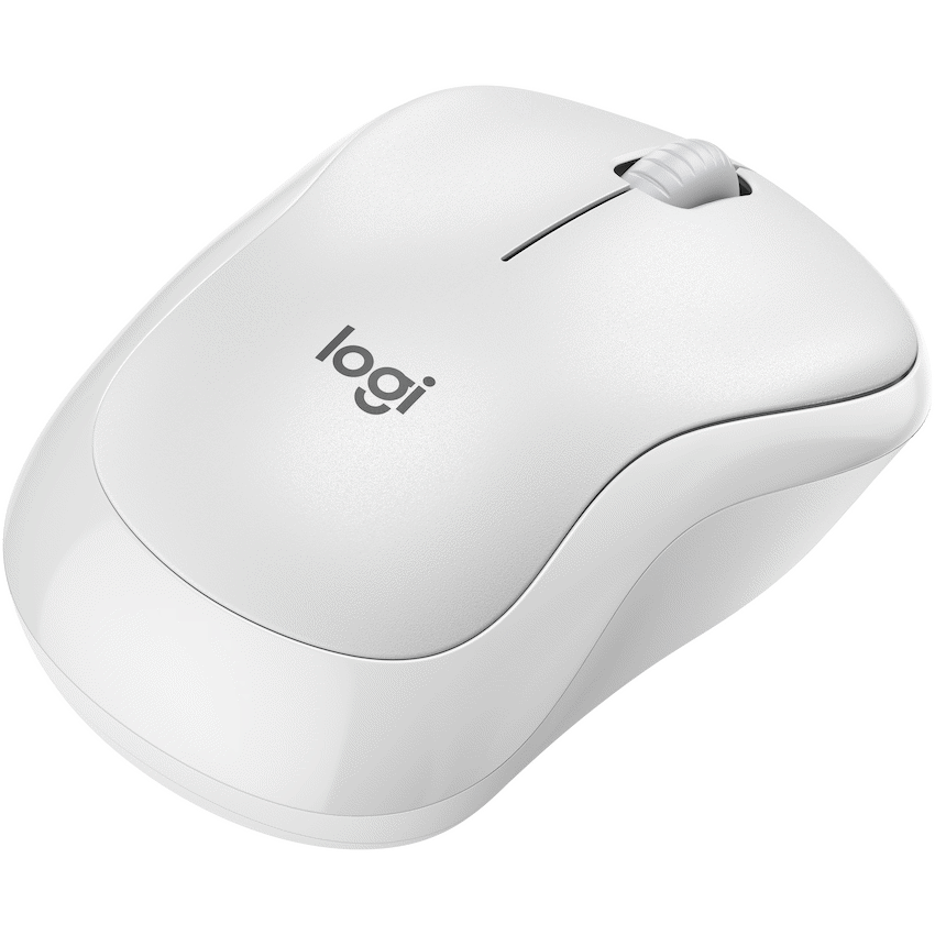 Logitech(R) M240 Silent Bluetooth Mouse - Off-White