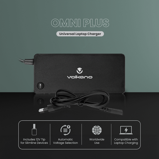 Volkano Omni Plus Universal 70W laptop charger with 12V out