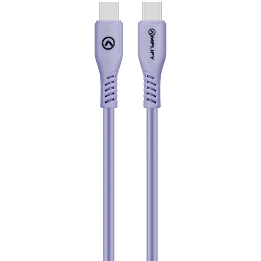 Amplify CoreCharge 1.2m USB-C to USB-C Cable - Lavender