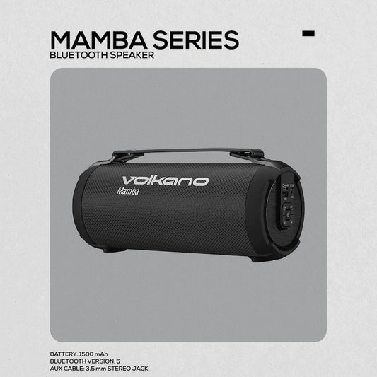 Volkano Mamba Series Bluetooth Speaker - Black
