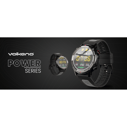 Volkano Power Series Smart Watch - Black