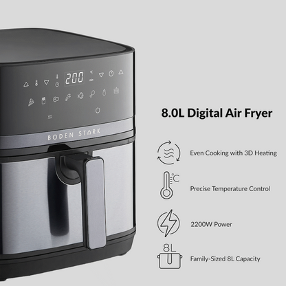Boden Stark 8.0l Digital Air Fryer