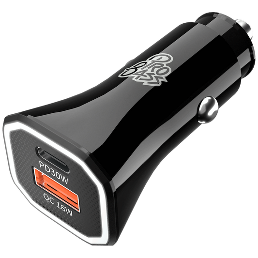 Pro Bass Dual USB + Type-C Car Charger 48w