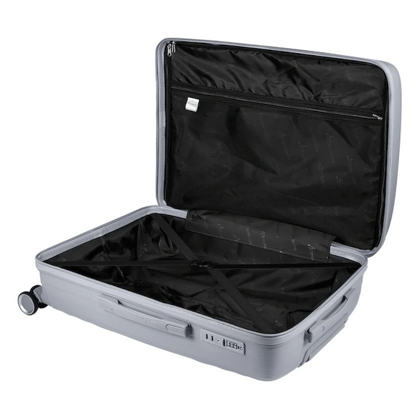 Travelwize Ripple PP 4-Wheel Spinner 55cm Luggage - Platinum