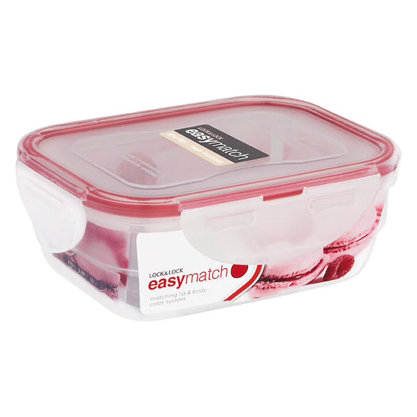 LocknLock Easy Match rect 370ml ( Order in Qty of 4)