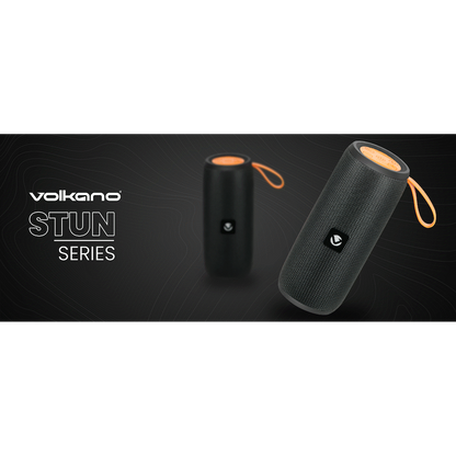 Volkano Stun 2.0 Series Bluetooth Speaker - Black