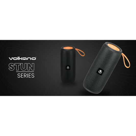 Volkano Stun 2.0 Series Bluetooth Speaker - Black