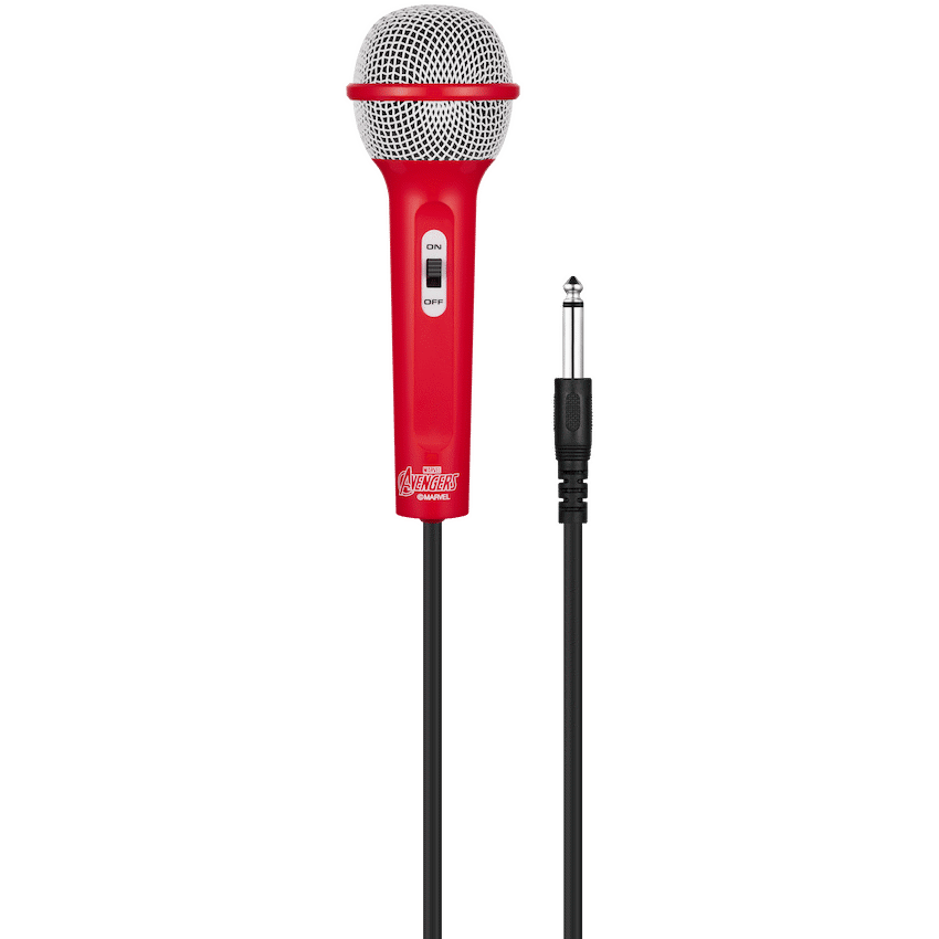 Marvel Avengers Galaxy LED Stars Karaoke Machine with Microphone