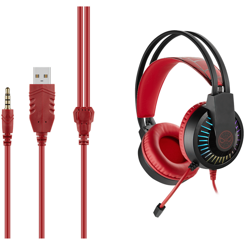 Marvel Spiderman Gaming headphone with boom mic