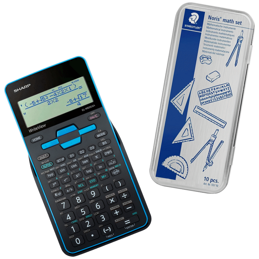 Sharp EL535 Scientific Calculator - 422 Functions- Blue