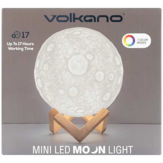 Volkano Galactic Mini Moon LED Mood Light - Battery Operated
