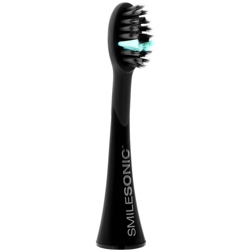 2 Replacement toothbrush heads - Black