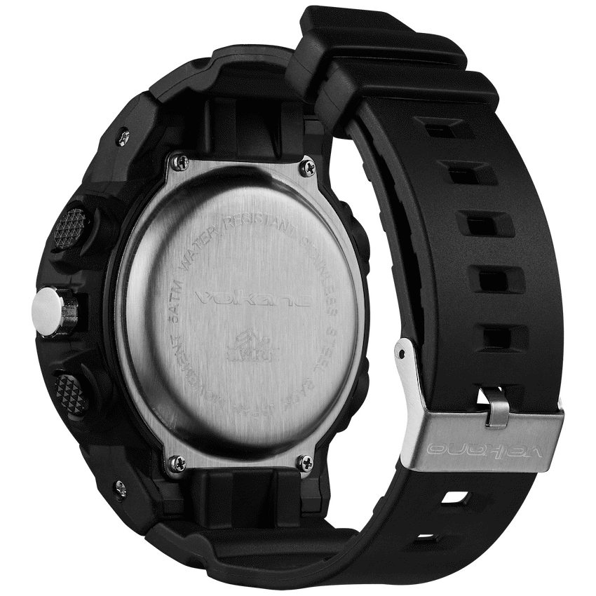 Volkano Session Series Sports Watch - Black with Rose Gold