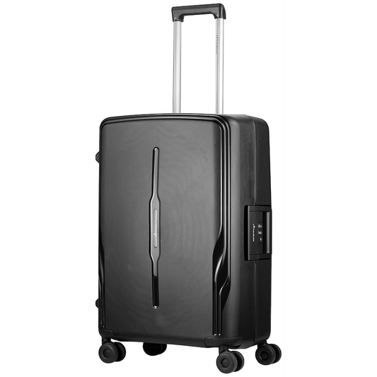 Travelwize Clipper PP 65cm 4-Wheel Spinner Luggage Black