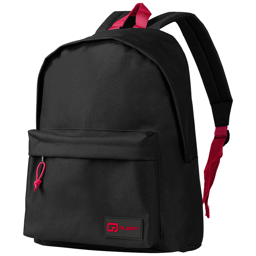 Quest Savetime Backpack with Pencil Case Black/Red