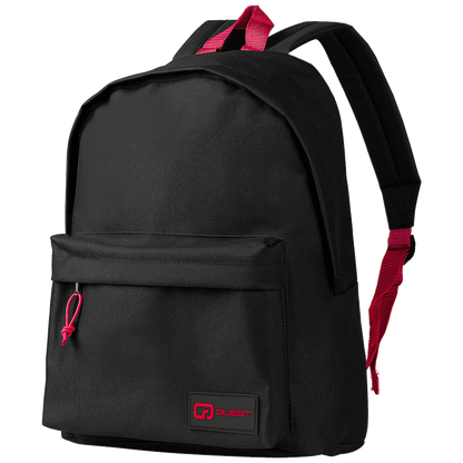Quest Savetime Backpack with Pencil Case Black/Red