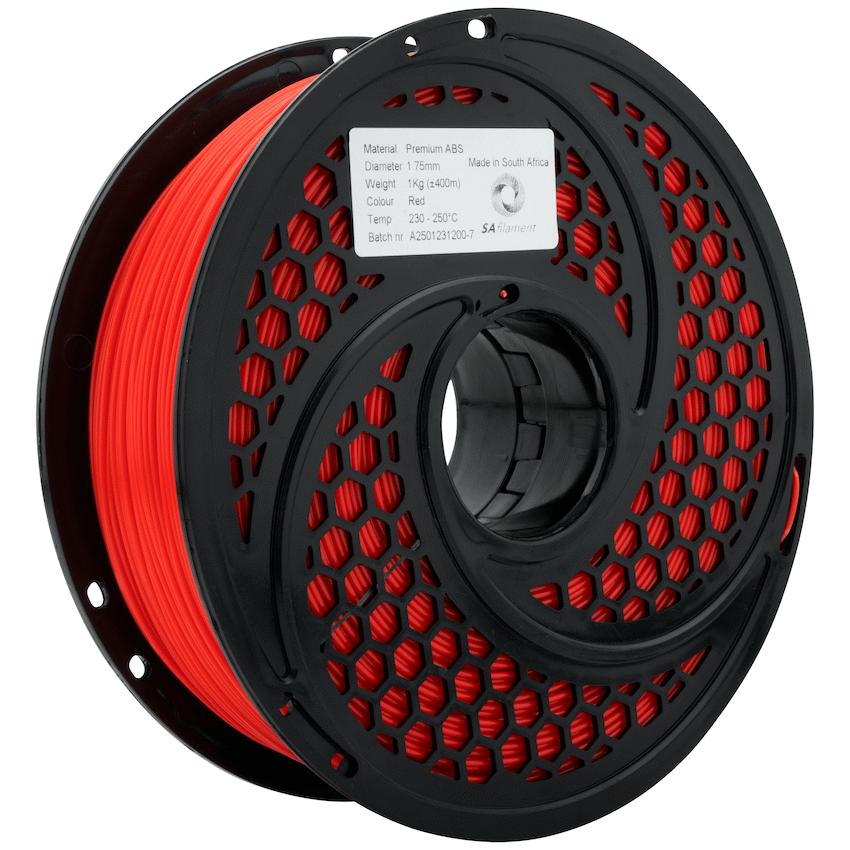 SA Filament ABS Premium Filament 1kg - Red