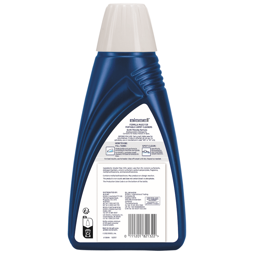 BISSELL SpotClean Spot & Stain Formula 1lt (Order in Qty of 6)