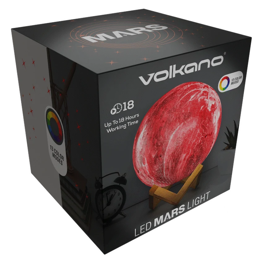 Volkano Galactic Series Mars Light
