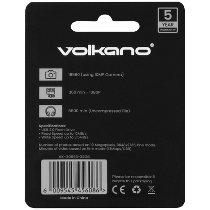 Volkano USB 2.0 Flash Drive 32gb