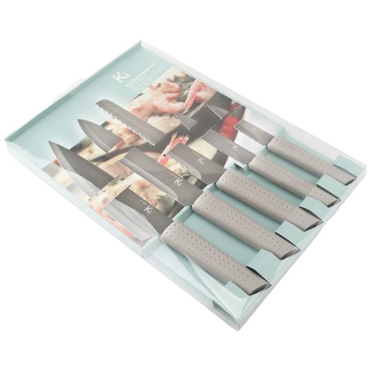 Kitchen Inspire 5pce Knife Set ( Order in Qty of 6)