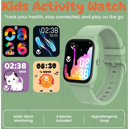 Volkano Vivo Series Kids Smart Watch - Sage Green