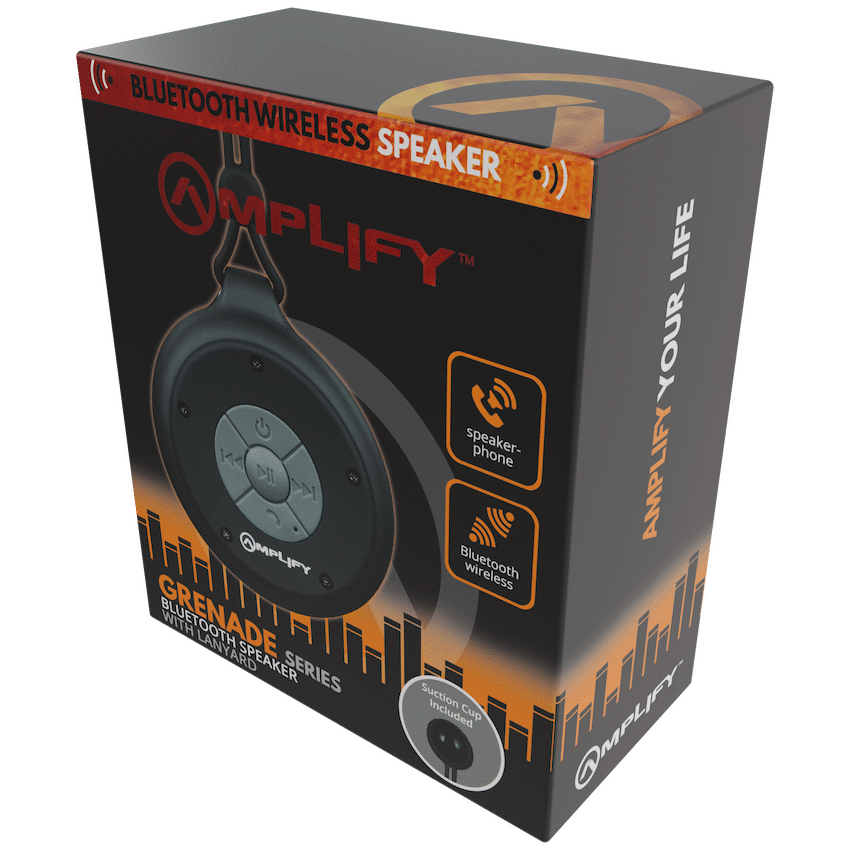 Amplify Grenade Series Bluetooth Speaker - Black