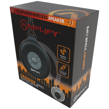 Amplify Grenade Series Bluetooth Speaker - Black