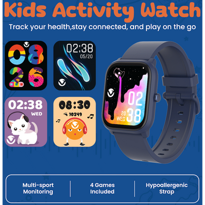 Volkano Vivo Series Kids Smart Watch - Dark Blue