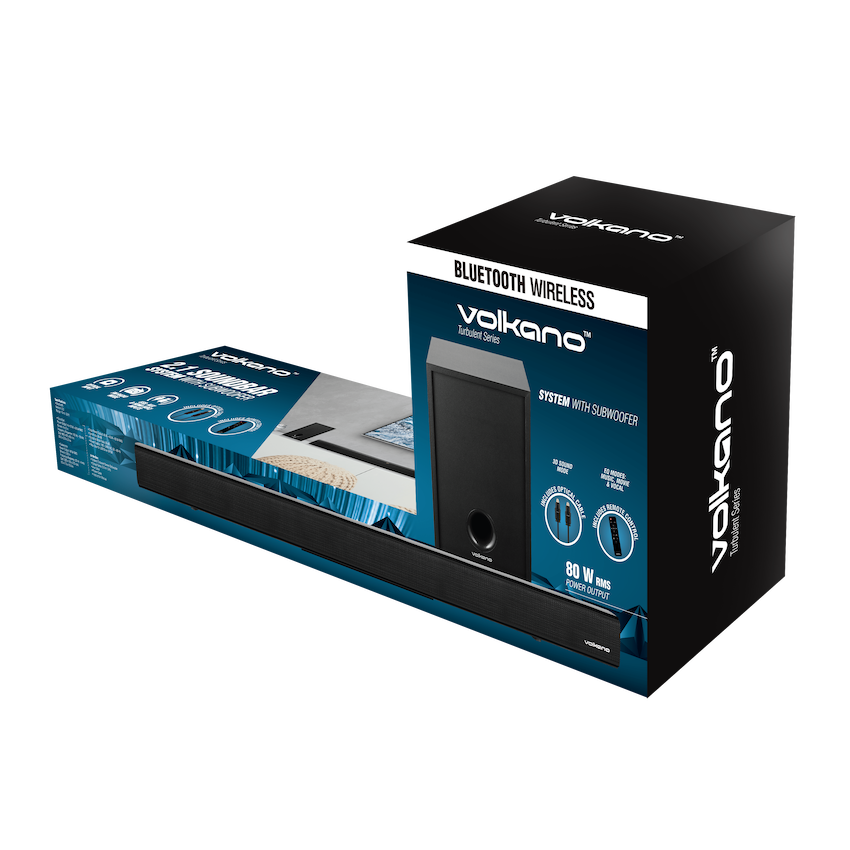 Volkano Turbulent Series 80w 2.1 Soundbar