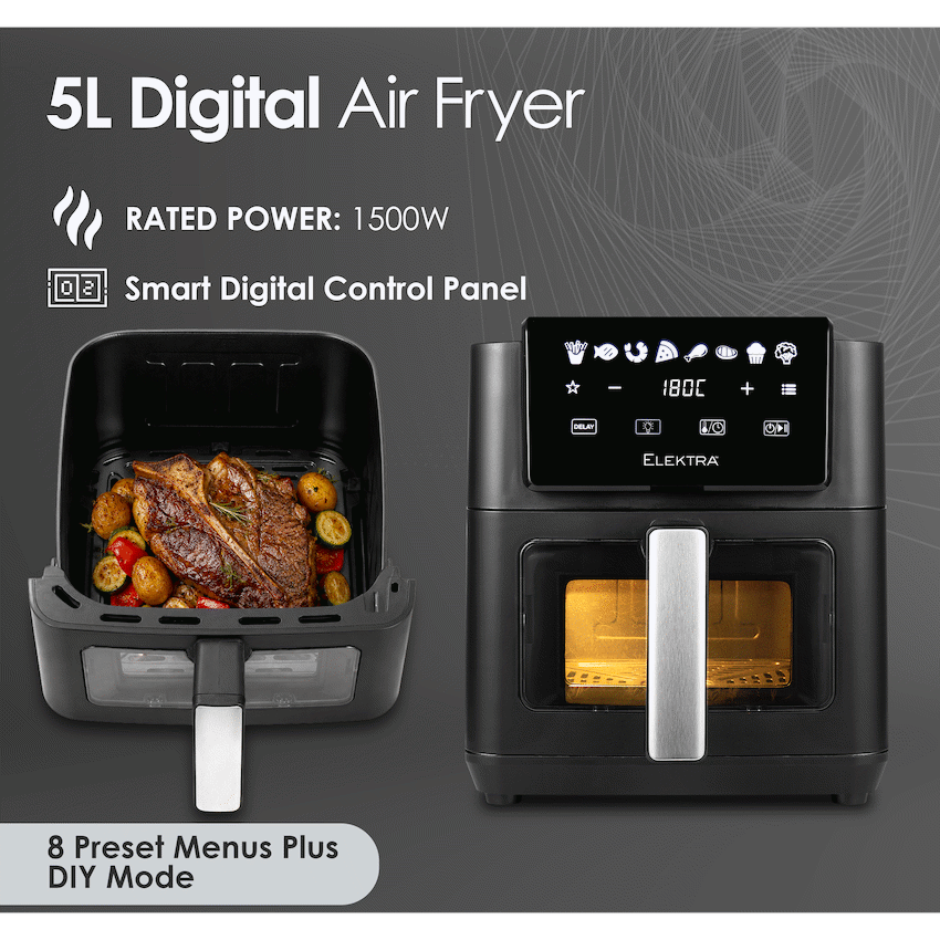 Elektra 5L Digital Air Fryer