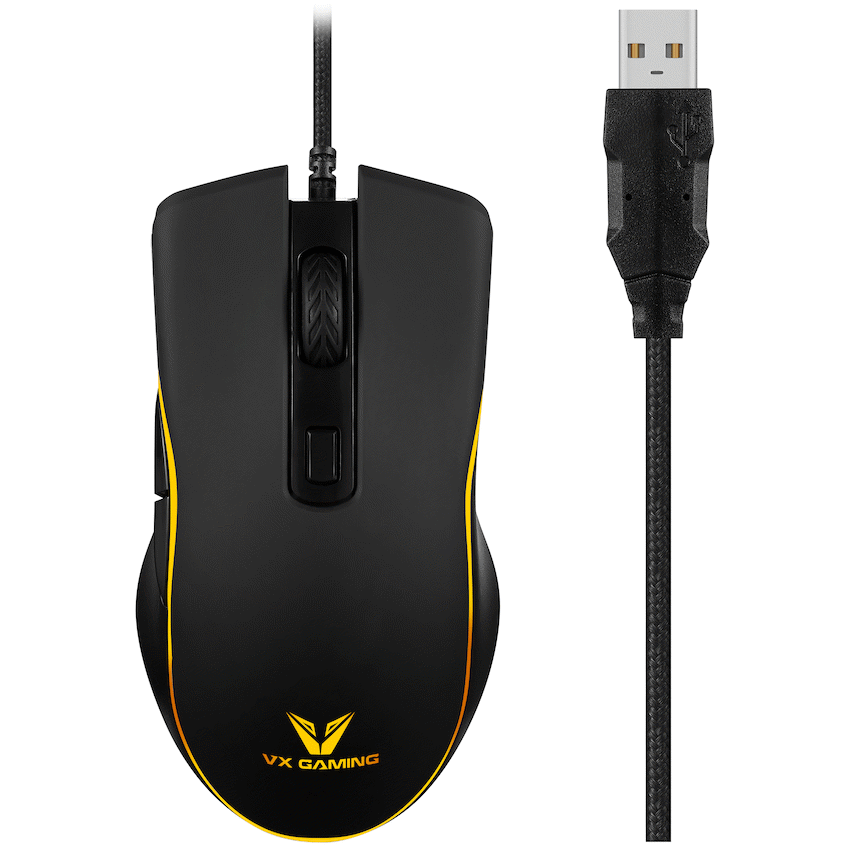 VX Gaming Hypnos Series Gaming Mouse with Rainbow Lighting