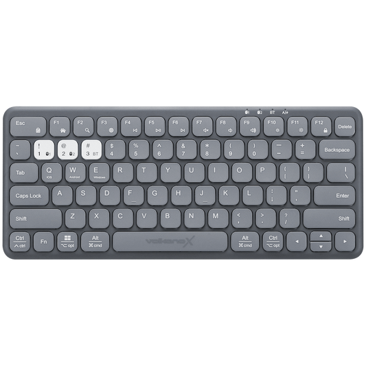 VolkanoX Blaze Bluetooth Wireless Keyboard and Mouse Combo - Graphite