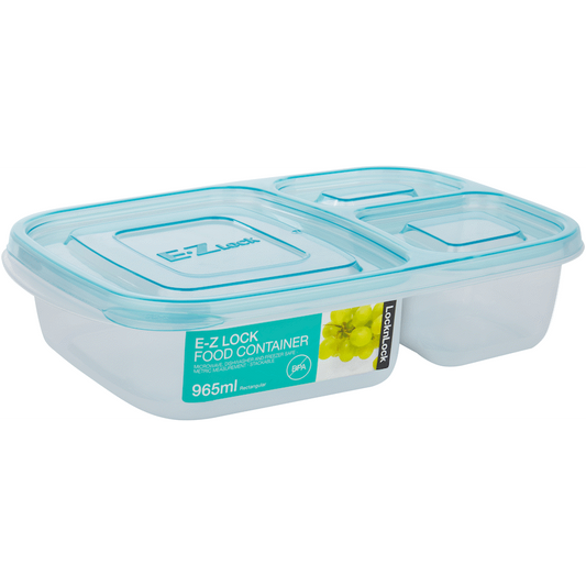LocknLock EZ Lock rect 965ml blue ( Order in Qty of 6)