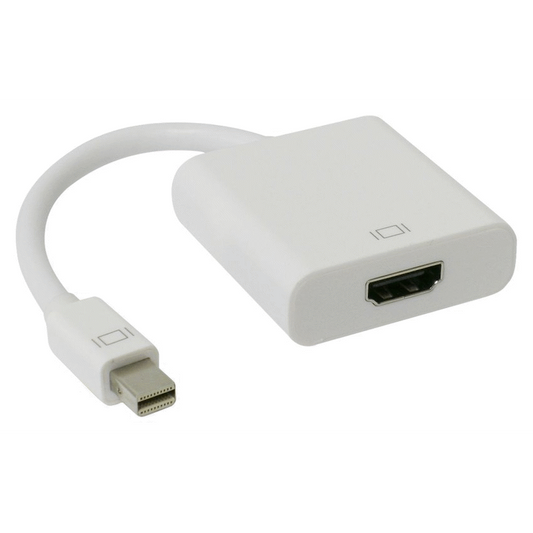Volkano MiniPort Series Mini DisplayPort to 4K HDMI Converter 10cm - White