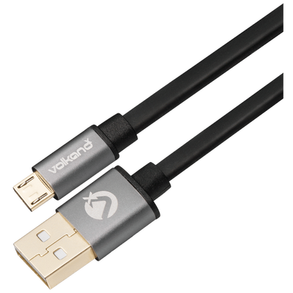 VolkanoX Couple Series Micro USB Premium Twin Pack 3m Charge/Data Cable - Black